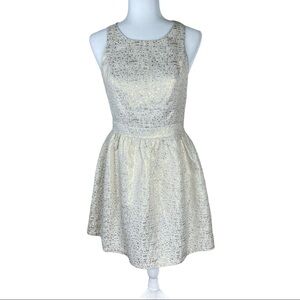 ROMEO & JULIET COUTURE GOLD SHIMMER MINI DRESS